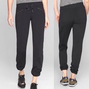 Athleta Charcoal Metro Slouch Pant